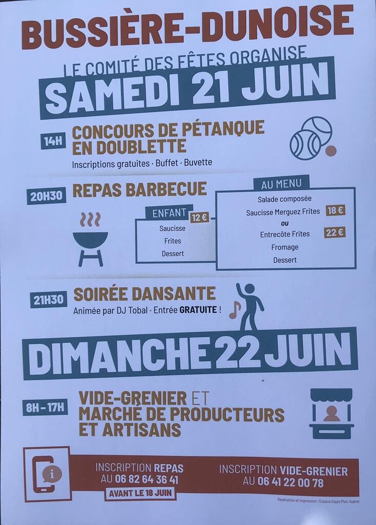 WE Festif Bussiere Dunoise