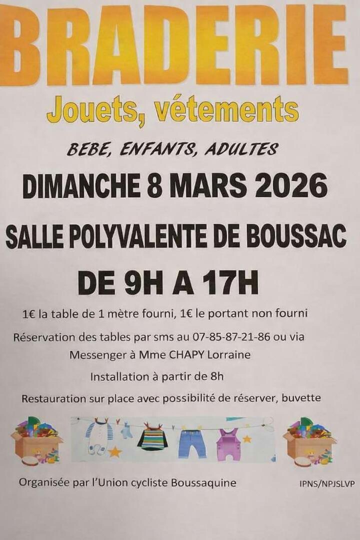 affiche Braderie