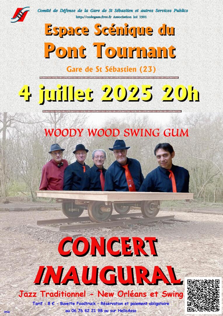 affiche concert 4 juillet 2025 - woody wood swing gum-1