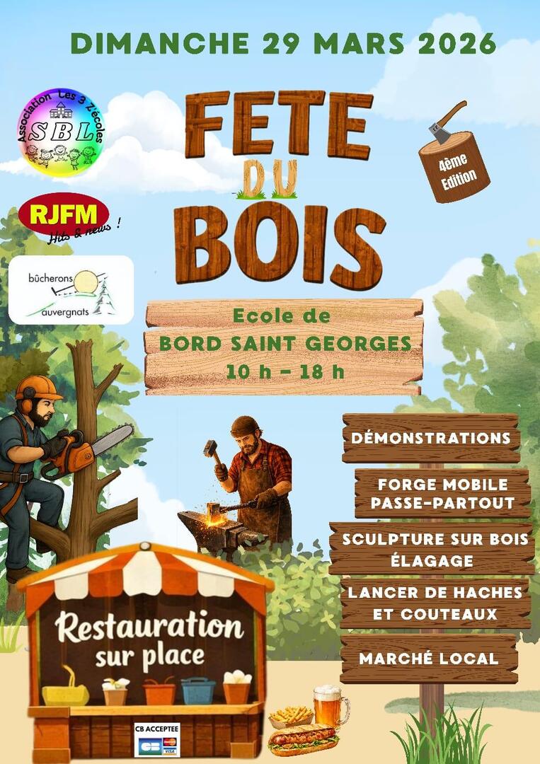 affiche fete du bois