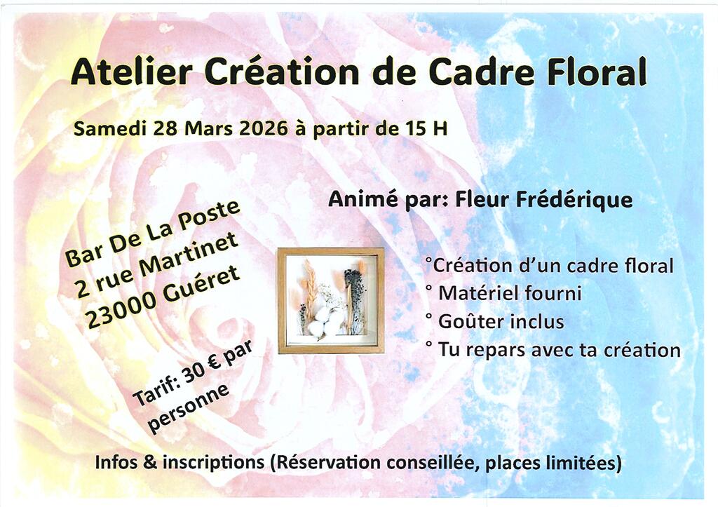 atelier fleurs séchées