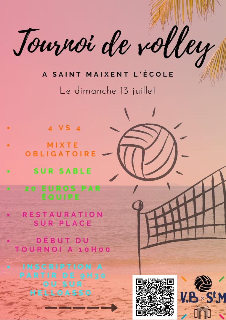 Tournoi de beach volley