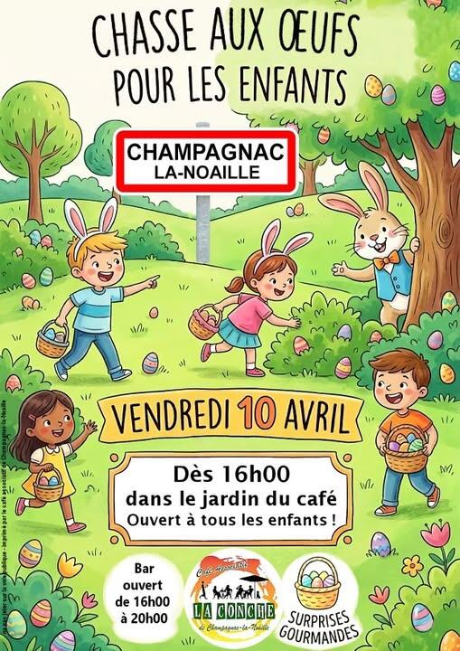 café la conche - chasse aux oeufs