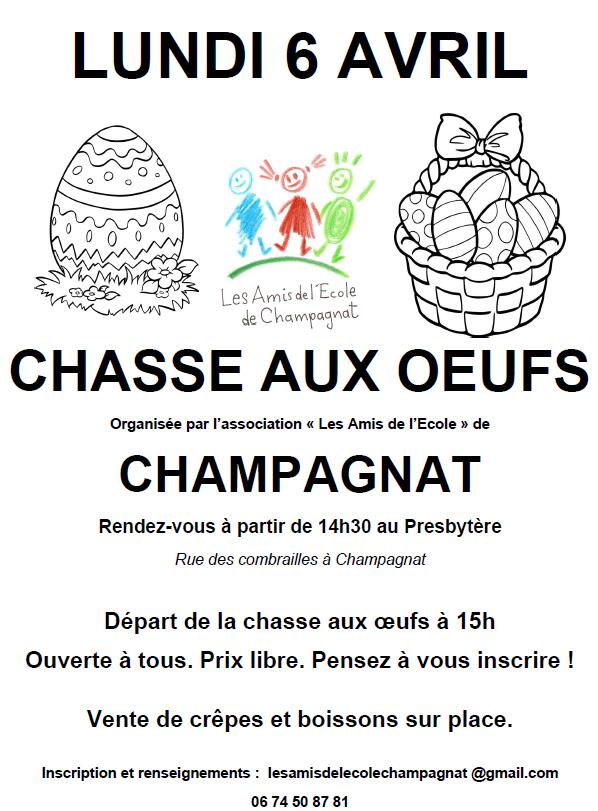 chasse à l'oeuf