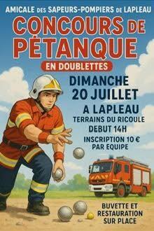 concours de pétanque lapleau