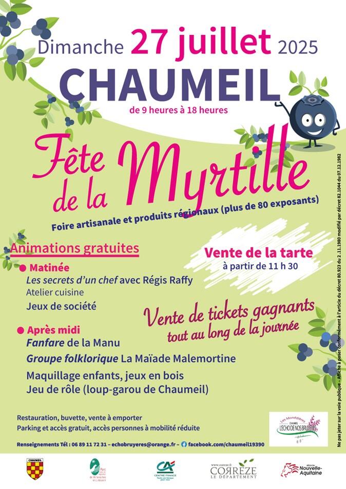 fête de la myrtille