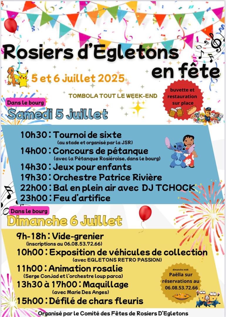 fête rosiers