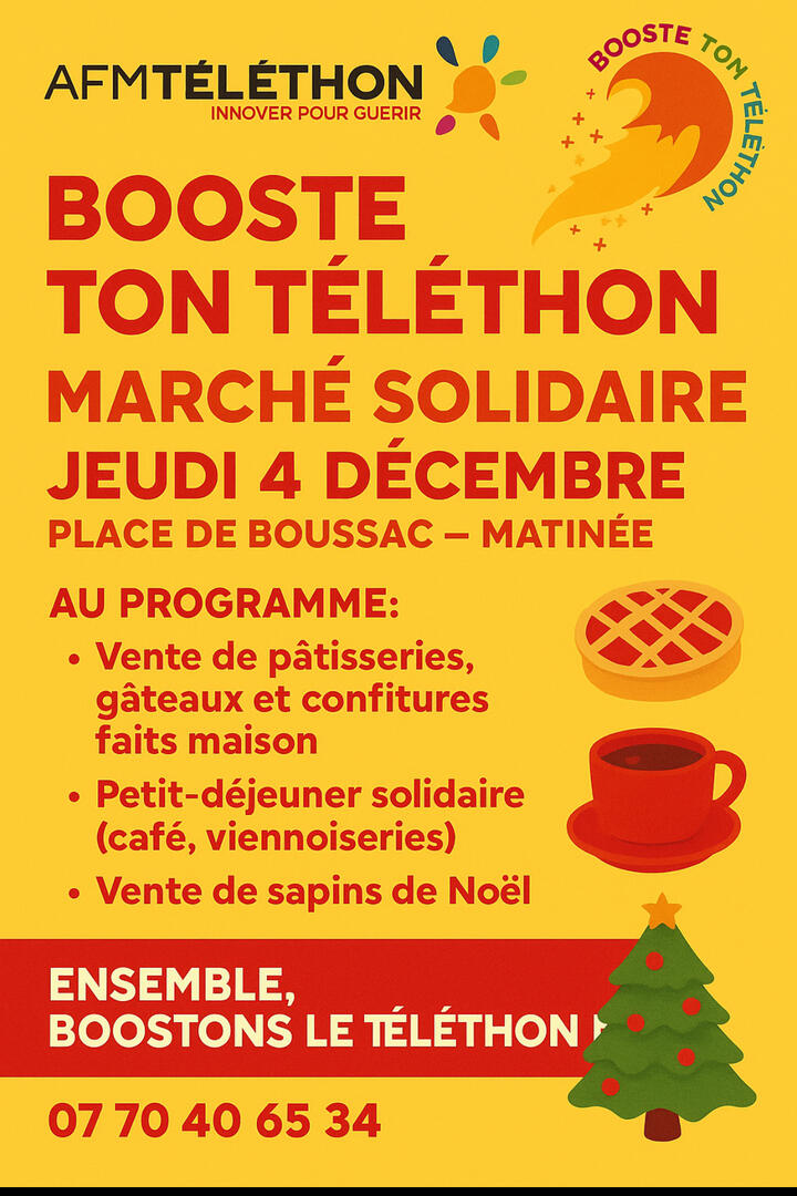 Marché solidaire - téléthon