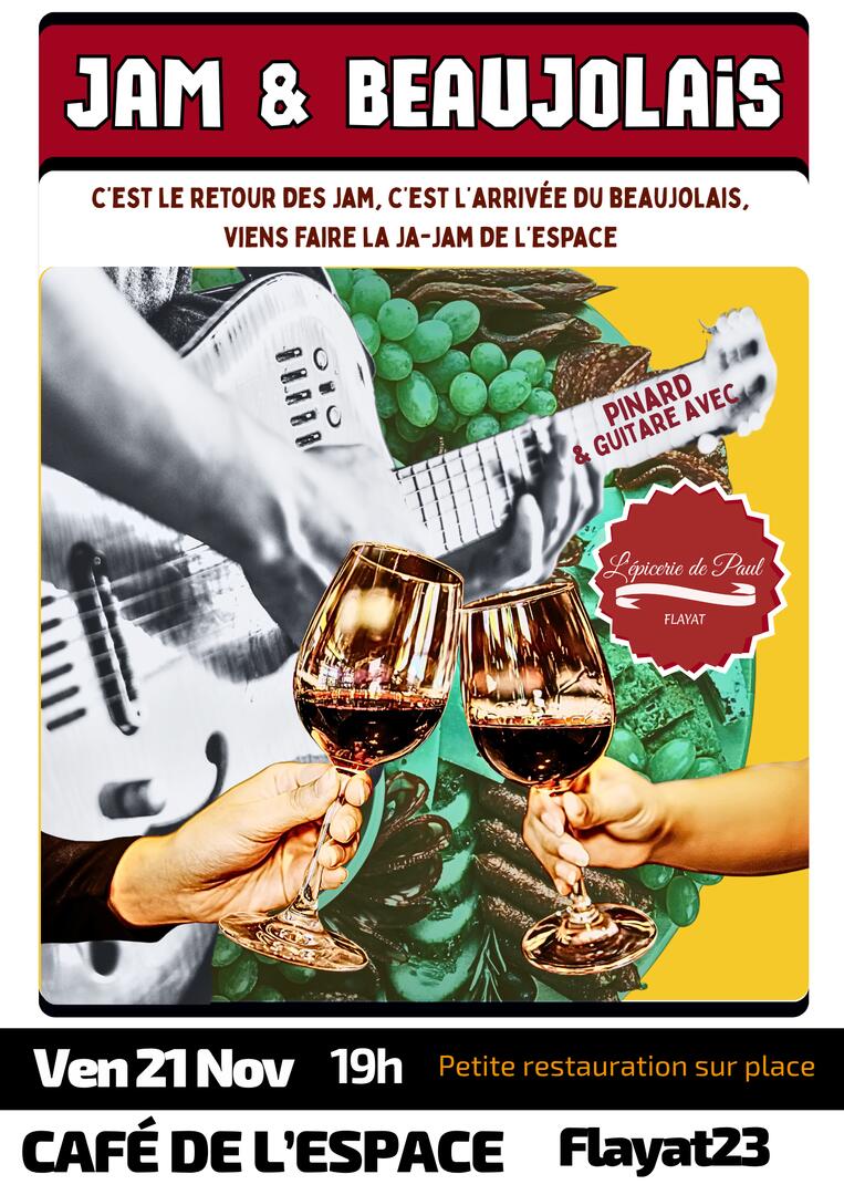 soirée Jam Beaujolais