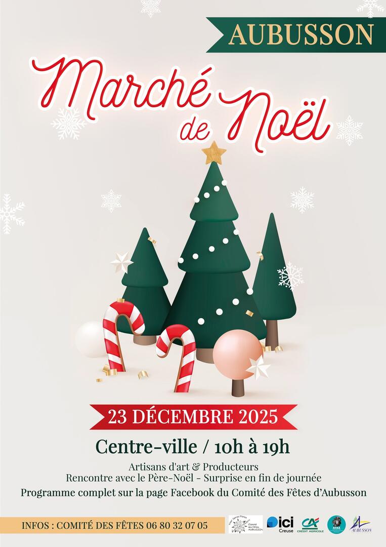 marche de noel 2025 aubusson