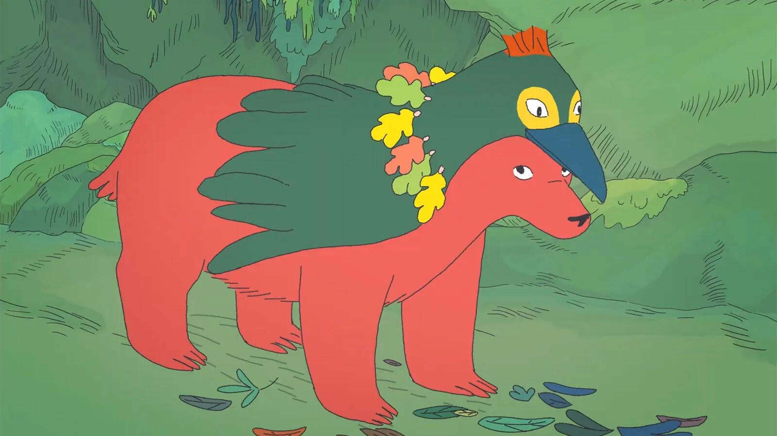 ourse et oiseau image1