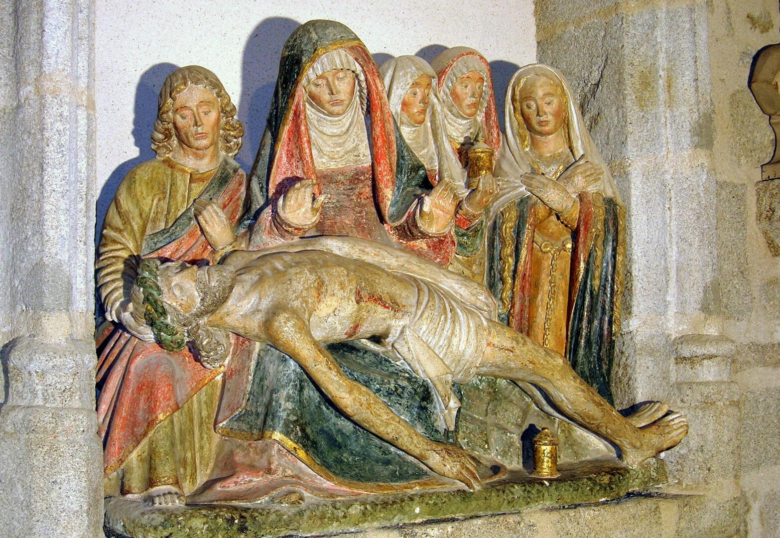 pieta de l'église d'Ahun