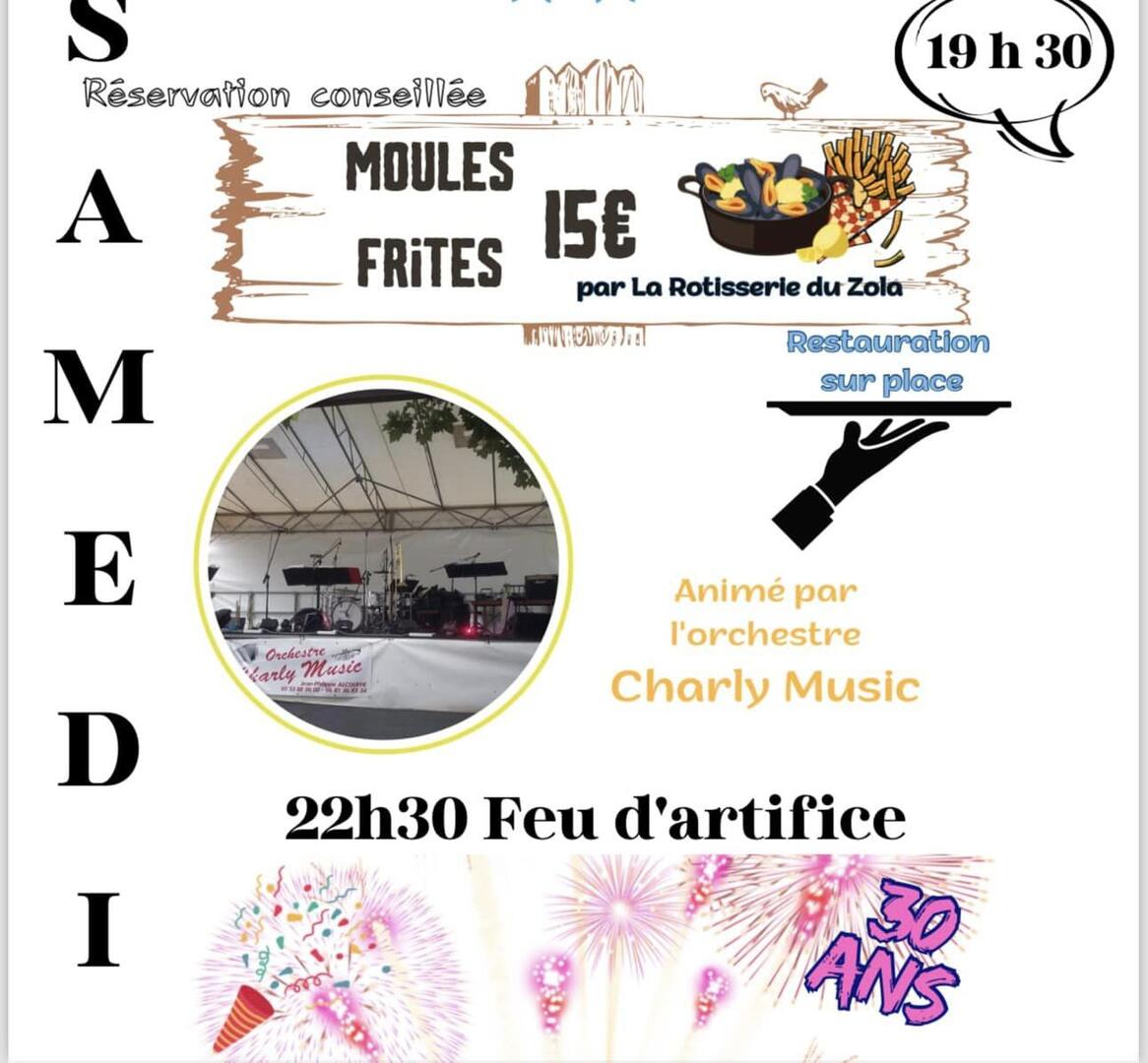 repas & feu d'artifice