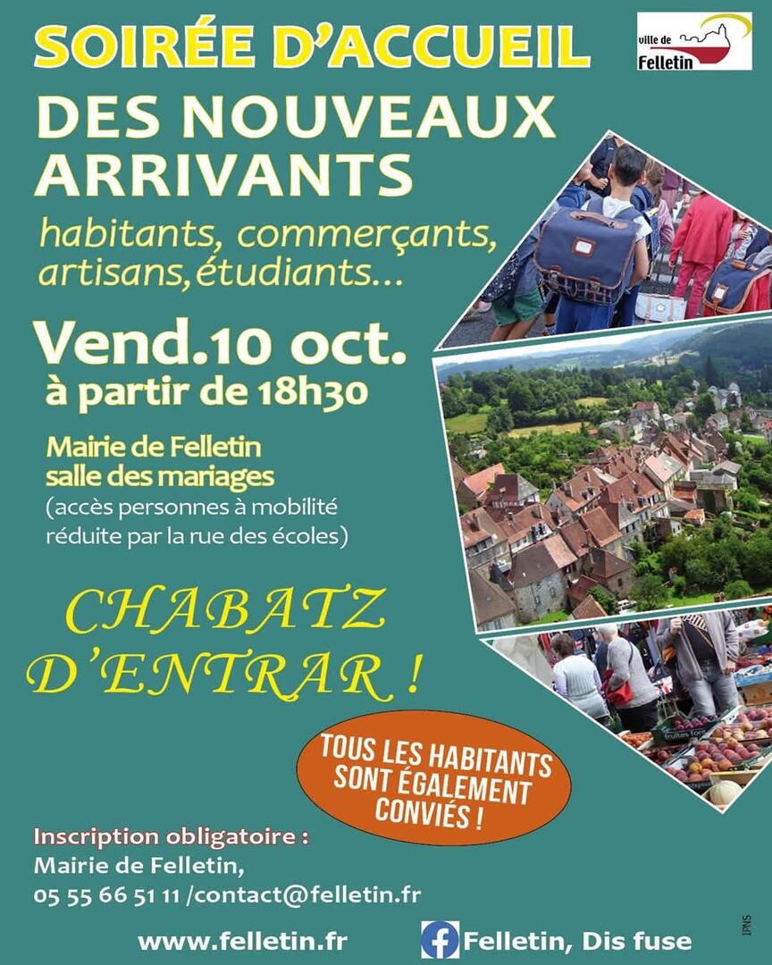 soirée des nouveaux arrivants