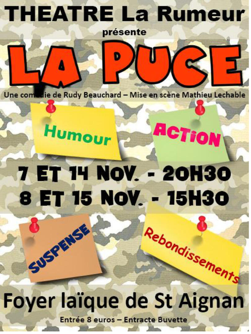 théâtre à Saint-Aignan "La Puce "