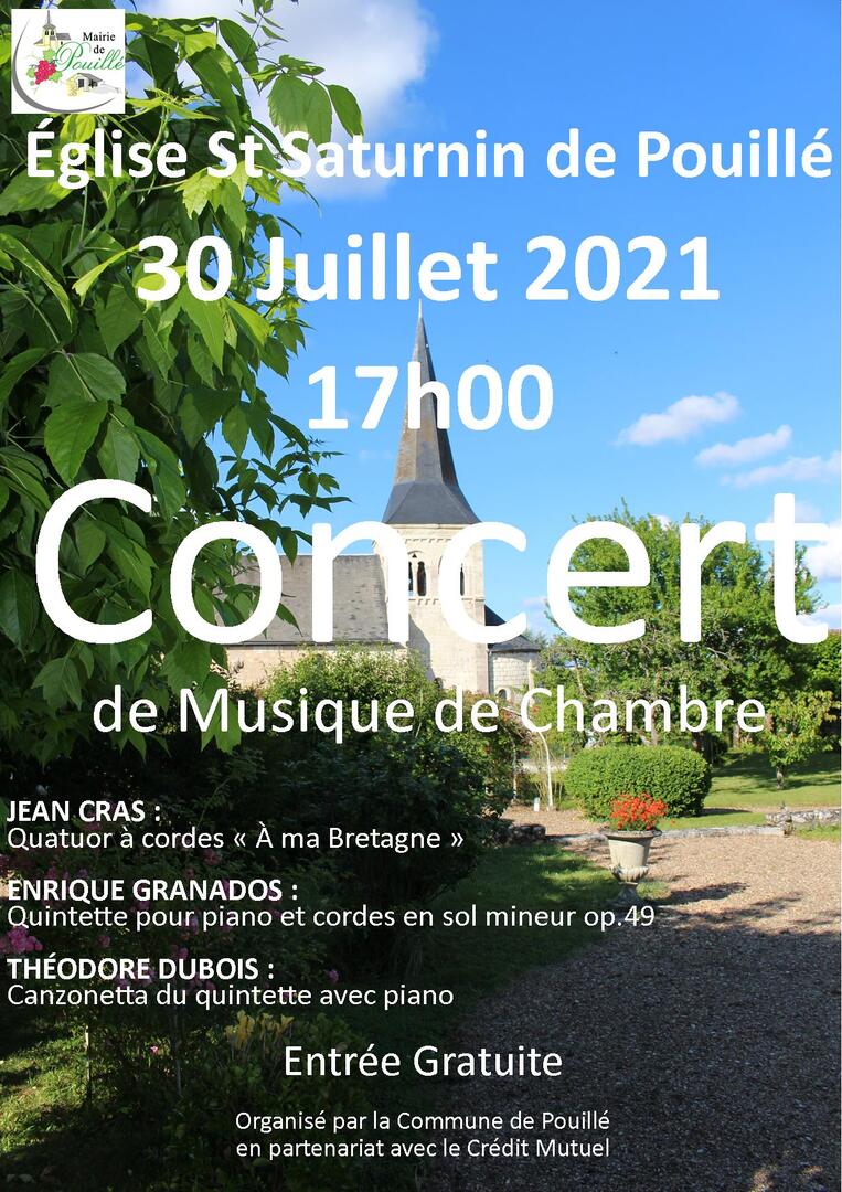 Affiche Concert Eglise 2021
