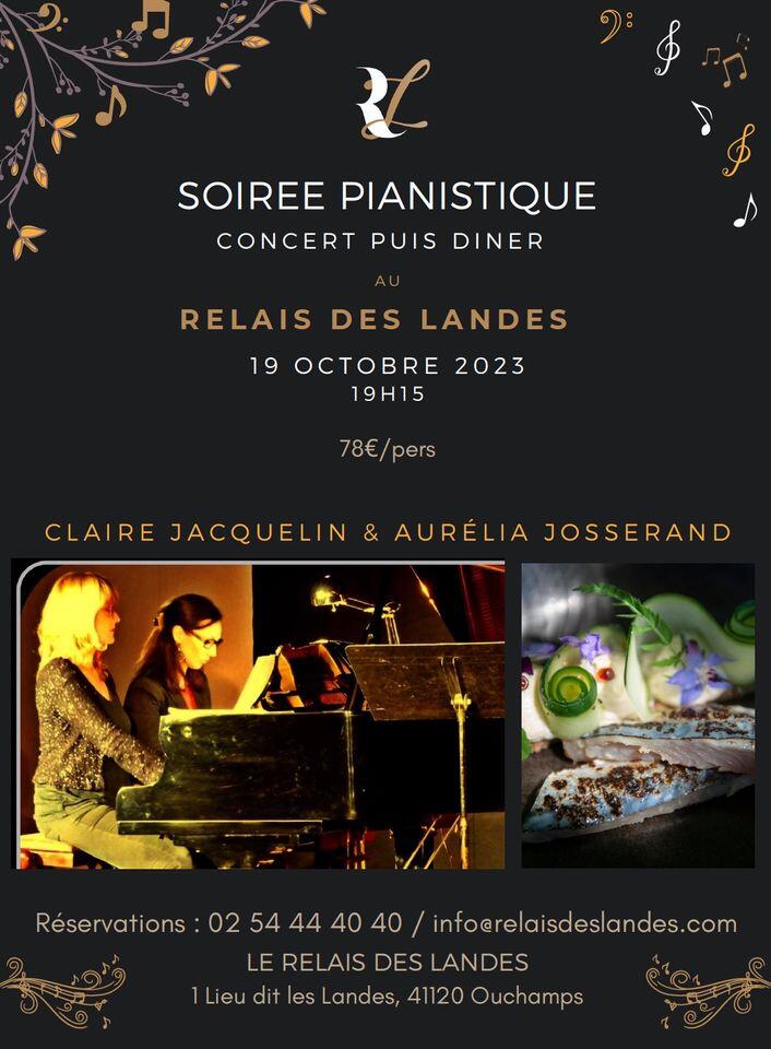 Anim Soirée Pianistique_Relais des Landes Ouchamp_Octobre 2023