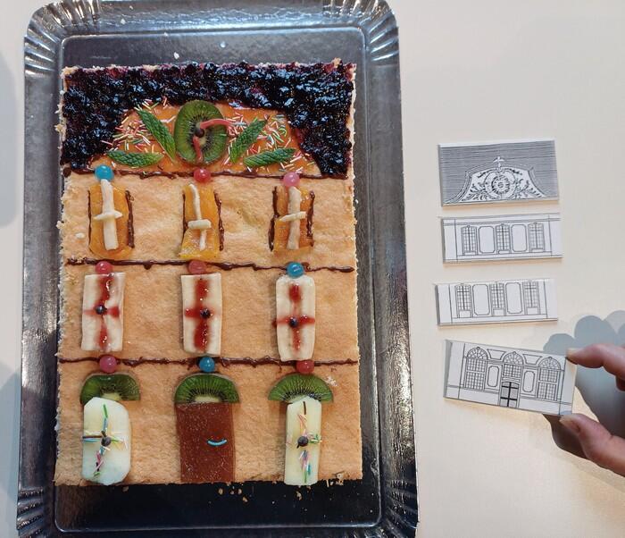 Gâteau façade - atelier patrimoine