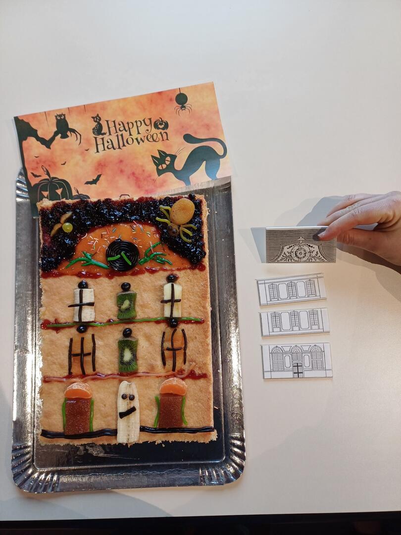Atelier gâteau façade Halloween