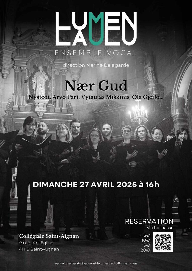 affiche concert lumen saint aignan