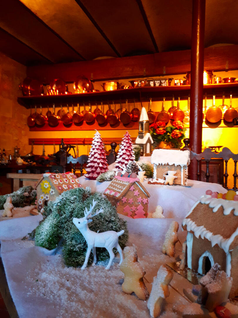 Noël au Château de Montpoupon la cuisine