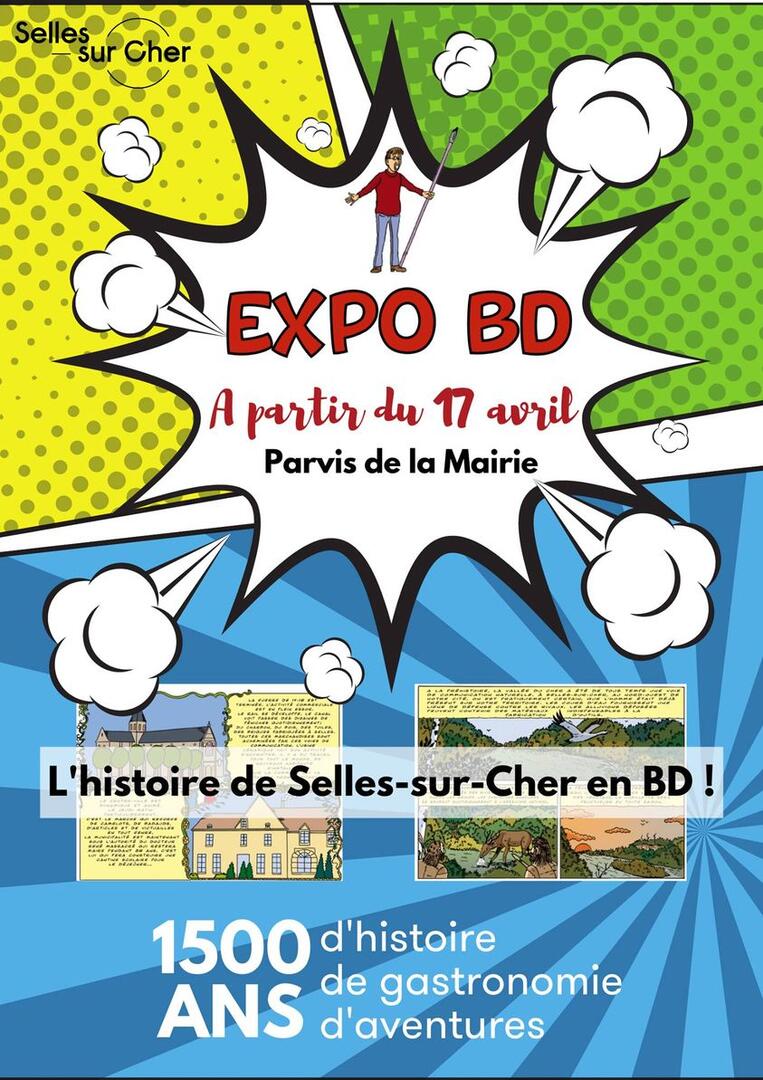 expo BD-selles-sur-cher-mairie-17 avril 2021-sudvaldeloire