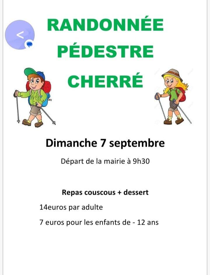 Randonné pédestre Cherré