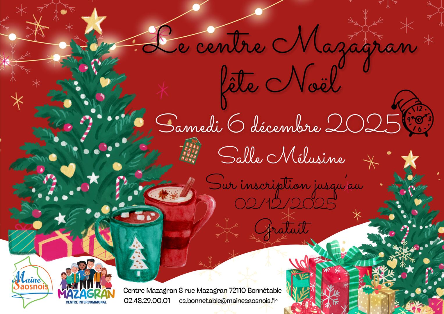 Le centre Mazagran vous invite à fêter Noël - 1