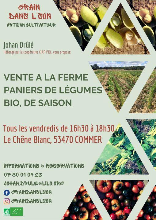 Flyer vente à la ferme