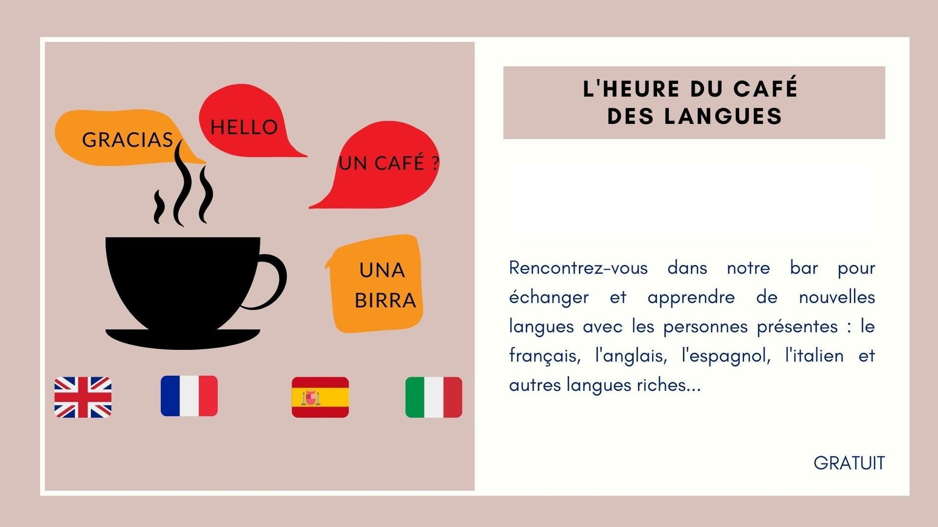 café des langues