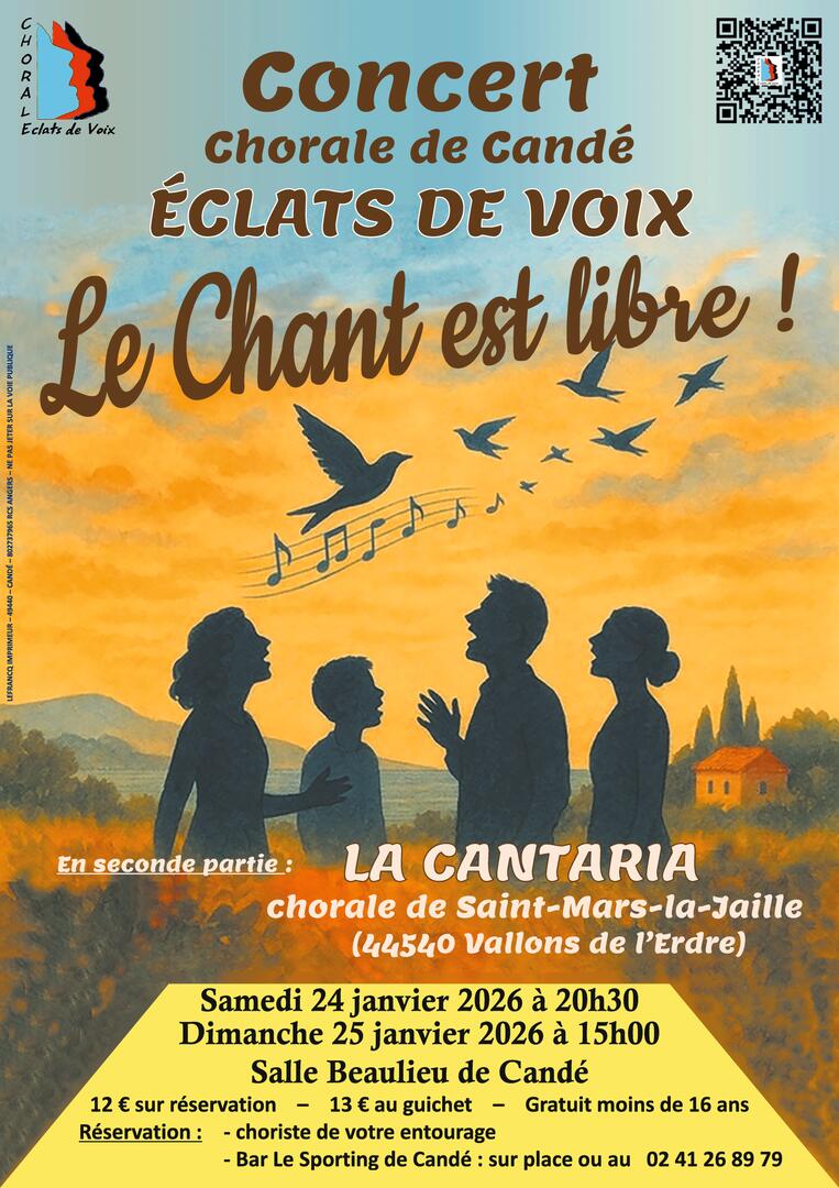 Concert Candé 2026 Eclats de Voix
