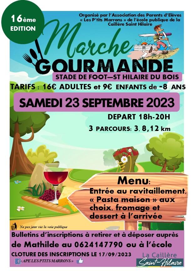 Affiche-Marche-Gourmande-La-Cailliere-Saint-Hilaire-85