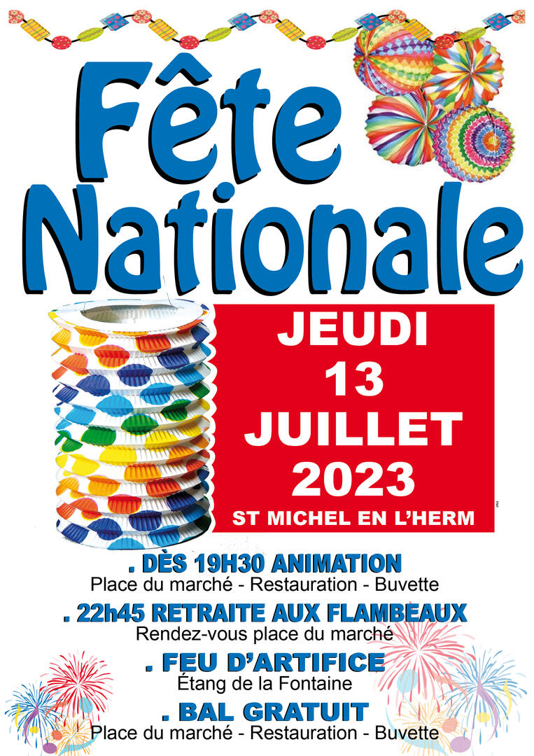 Affiche Fête Nationale 2023