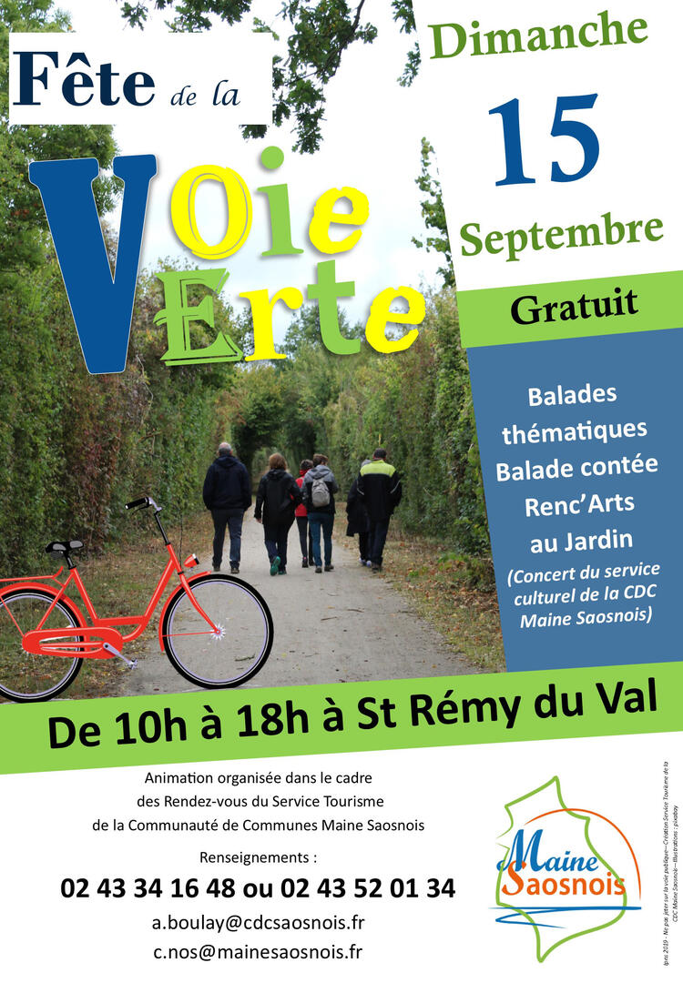 Affiche-fête de la Voie Verte 2019