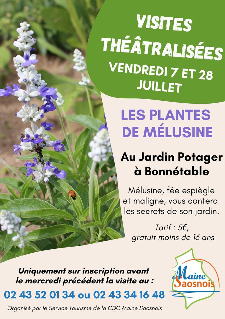 Affiche visite théâtralisée