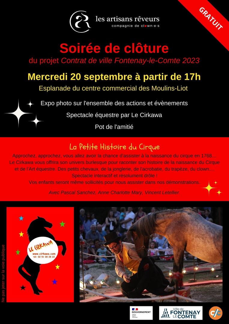 Affiche/Flyer soirée de clôture - 1