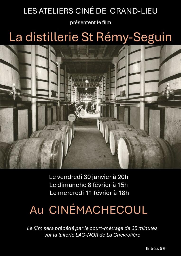 Affichette film distillerie Seguin