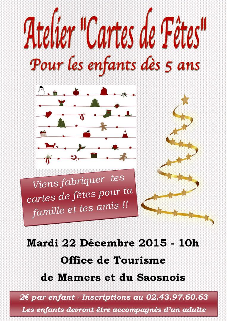Atelier cartes de fêtes