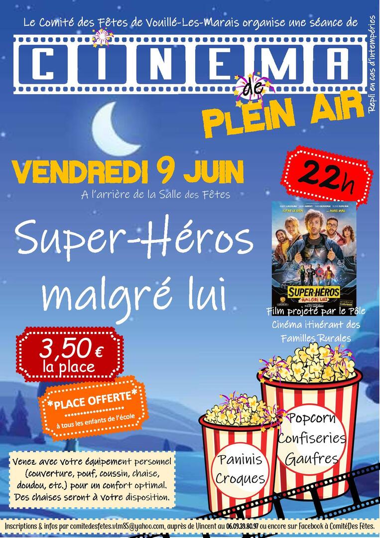 Cinema de plein-air vouille-les-marais