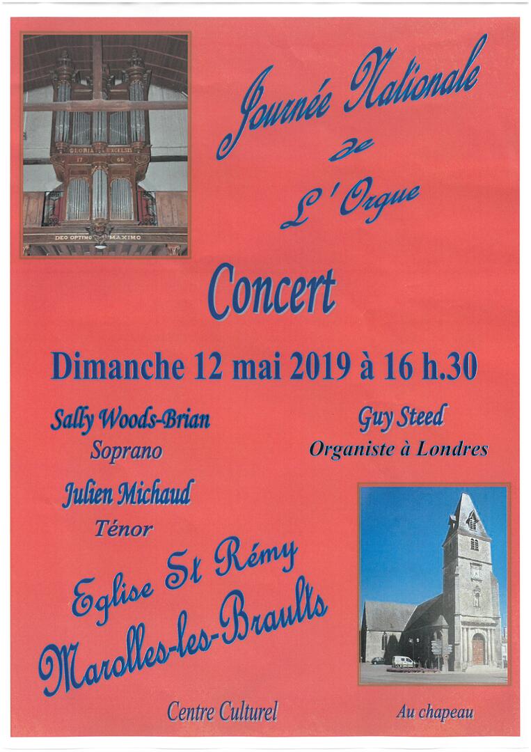 Concert Orgue Marolle 12 mai