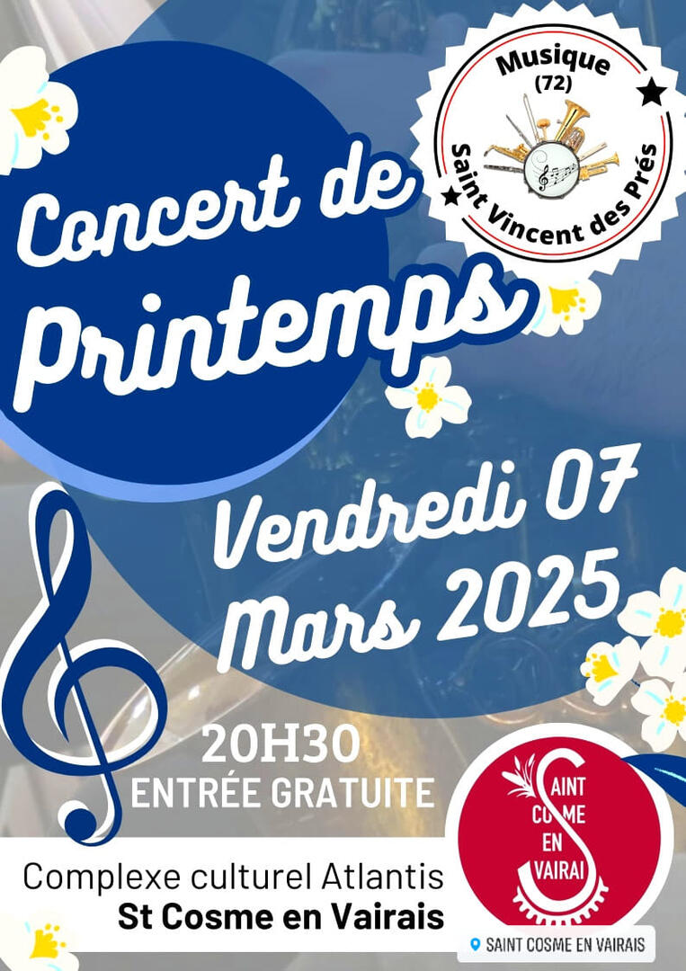 Concert printemps Musique St Vincent