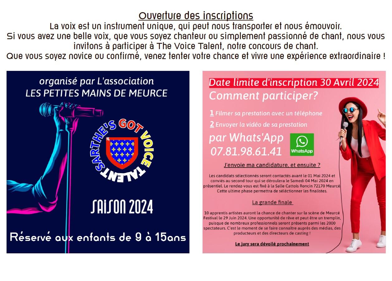 Concours chant Meurcé