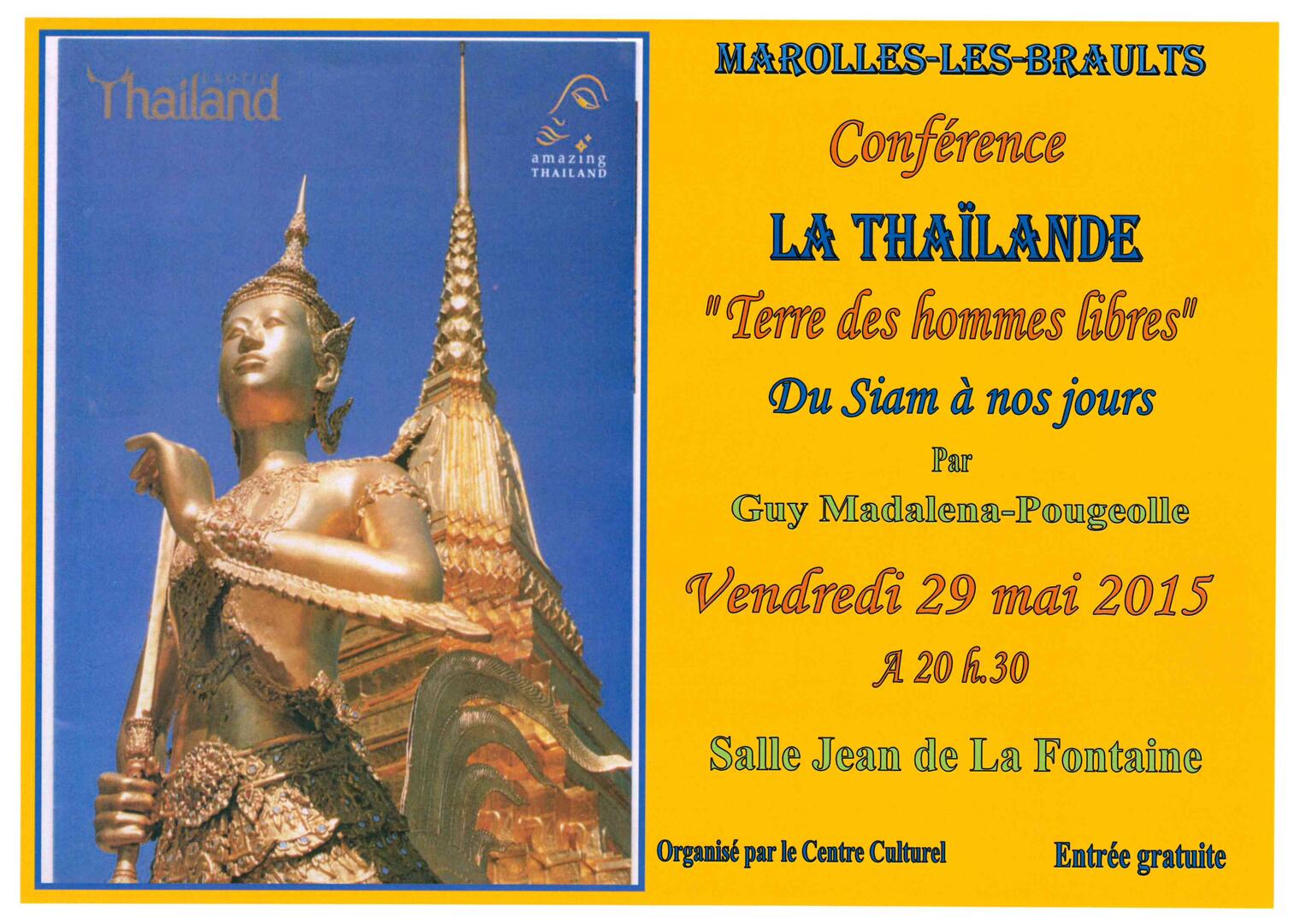Conférence Thaïlande Marolles