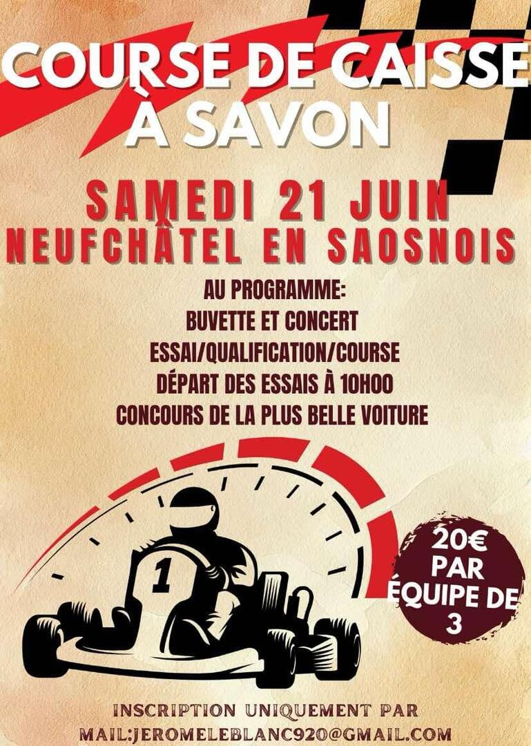 Course caisse à savon Neufchatel