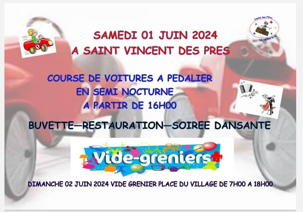 Course voiture à pédale