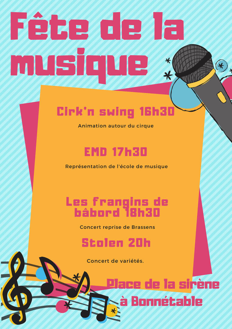 Fête de la musique Bonntéable