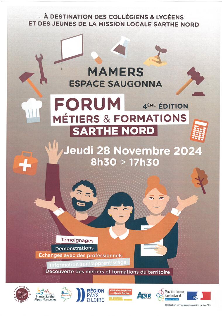 Forum des métiers à Mamers
