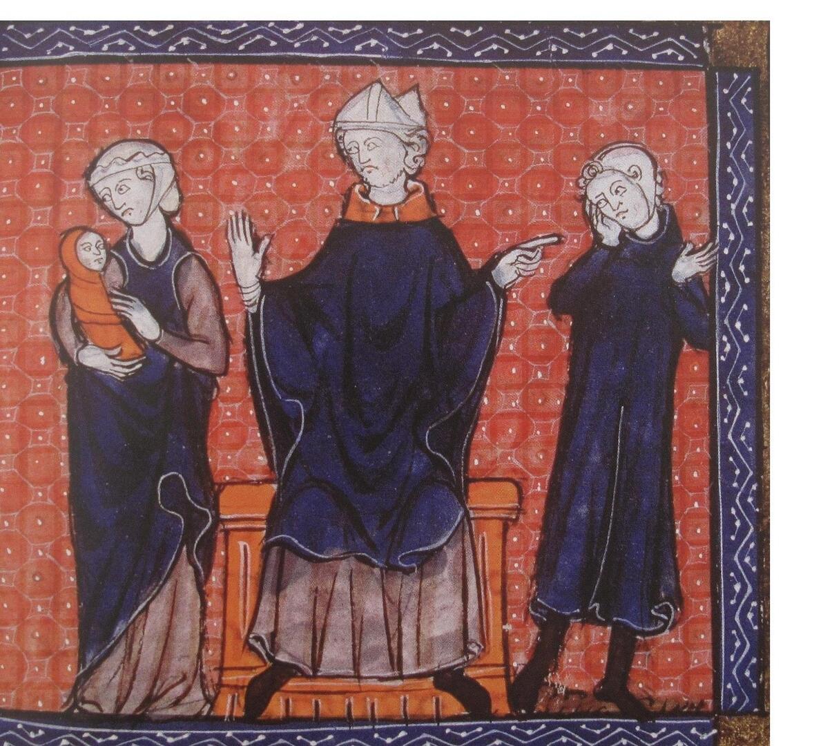 Gratien, Concordia canonum discordantium, écrit au milieu du XIe siècle. BM Amiens, ms. 353, fol. 311V, XIIIe s