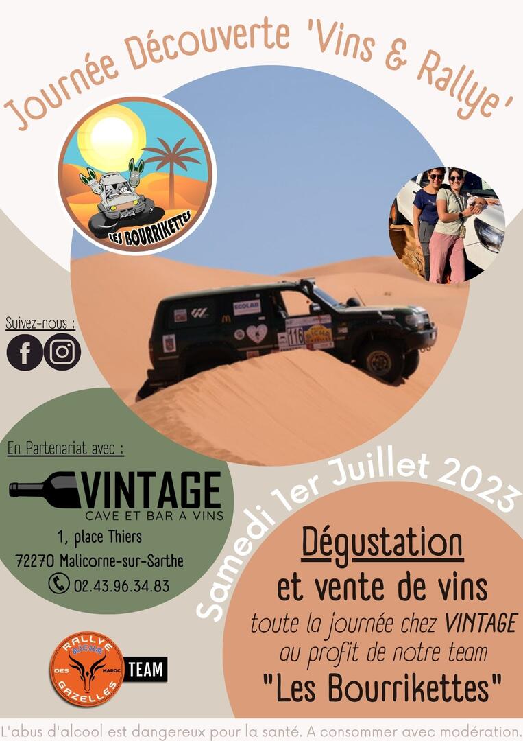 Journée Découverte Vins & Rallye