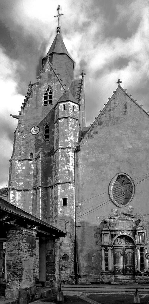 Mamers clocher st nicolas -5 NIVEAUX DE GRIS REDIM.